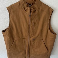  Mens Insulated Vest Canvas Size 3XL WORK Chaleco Vaquero