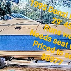 29' DONZI, RUNS WELL IH