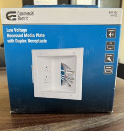 Commercial Electric Recessed Media Plate