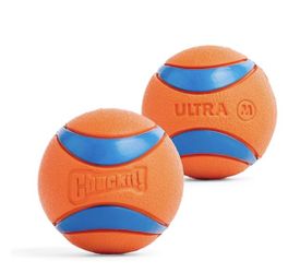 Chuckit Ultra Ball Dog Toy, Medium (2.5 Inch Diameter) Pack of 2 Brand New