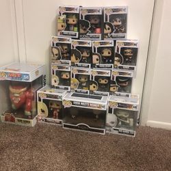 Attack On Titan Funko Pops And OneNaruto Son Goku Funko Pop
