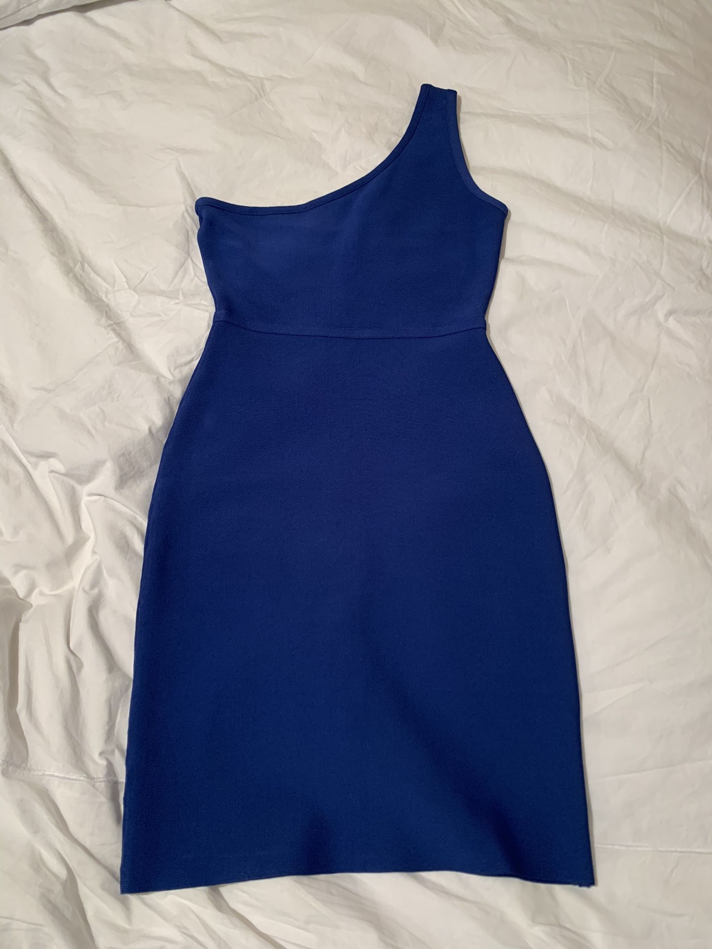 Blue bandage dress