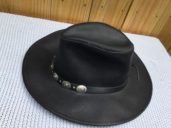 Wilson Leather Cowboy Hat Black XL