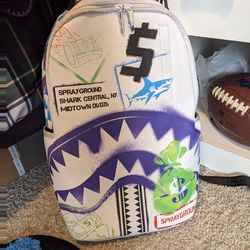Multicolored Spraygrounds backpack