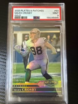 Maxx Crosby /35 Psa 9