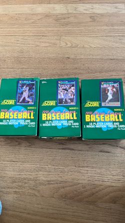 Baseball cards-3 boxes