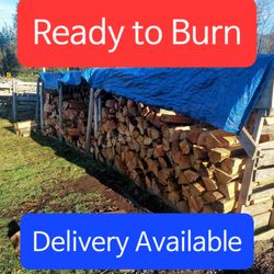 Premium Firewood, Naturally Seasoned (Ready To Burn), Full Cord