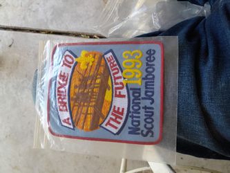 Boy Scout 1993 Jamboree Patches And Neckercheif 