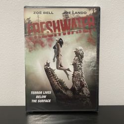 Freshwater DVD Movie NEW SEALED Horror Crocodile Zoe Bell Joe Lando Unrated 2015