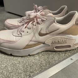 Pink And Tan White Nike Air Max Women’s 9.5