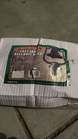 Cast Iron Bell Bull Head