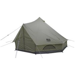 Timber top ridge tent