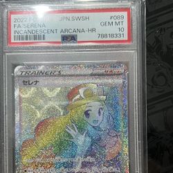 POKEMON PSA10 SERENA  089 Slab