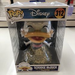 FUNKO POP! DISNEY SCROOGE MCDUCK 10" VINYL FIGURE #312--NEW--FACTORY SEALED