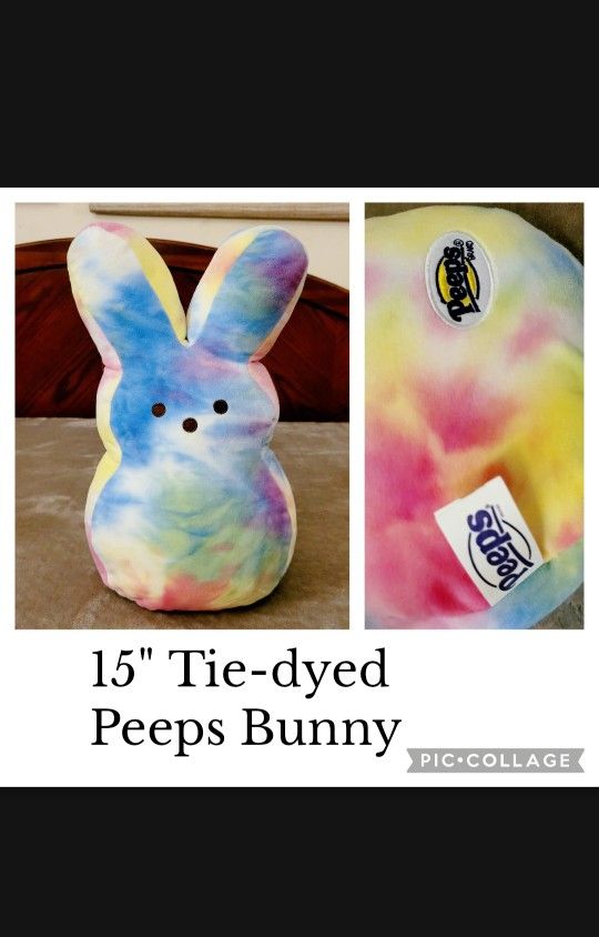 15" Tie-dyed Peeps Bunny