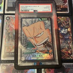 🍀one piece psa 10 smoker alt leader raffle 🍀
