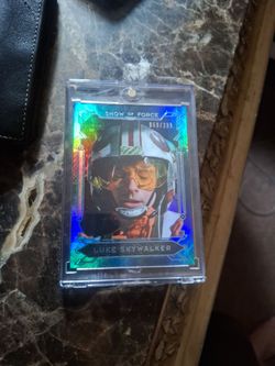 Topps Star Wars Masterwork Show Of Force Luke Skywalker 069/299 Trading Card