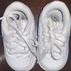 Baby Infant White Nikes 