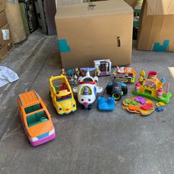 Fisher Price toys Plus My little ponies