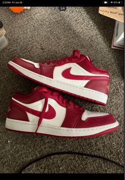 Nike Air Jordan 1 Low Cardinal Red Size 13 - Used