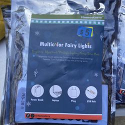 Multicolor fairy lights