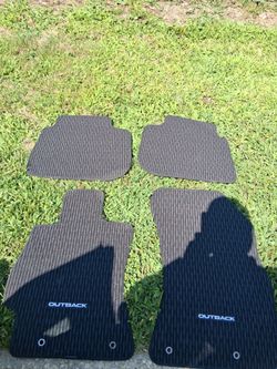 subaru outback oem mats both sets