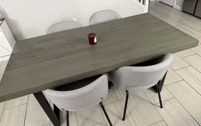 Dining table with chairs