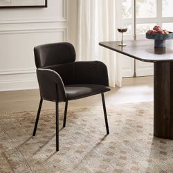 CB2 | Azalea Mink Velvet Dining Chair (4)