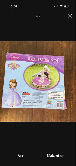 Sophia the First inflatable pool