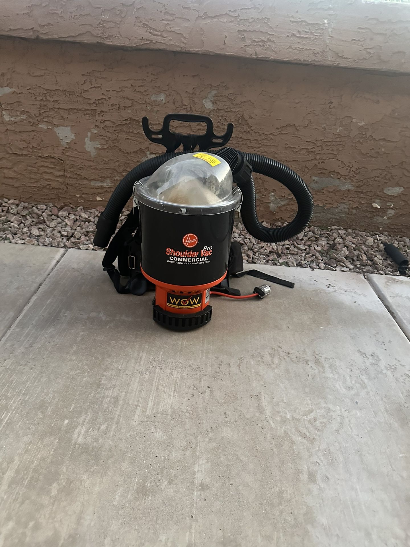 Hoover Commercial Shoulder Vac Pro Backpack Bagged Vacuum Cleaner,