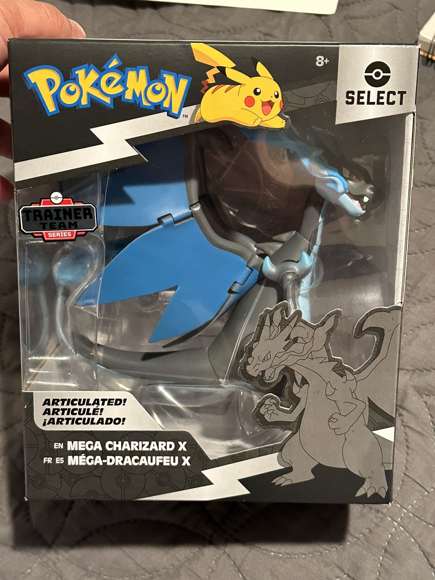NEW! 2025 Mega Charizard X Articulated Figure Sealed In Box