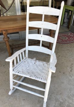 Oak porch rocker