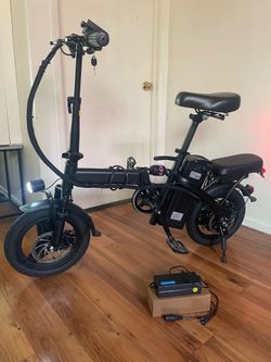 500 W Adult Electric bicycle 48 V. Top Speed 25mph Dual Disc Brake Safety Symtem . 3 Speed Riding Front Fork with shock absorption.