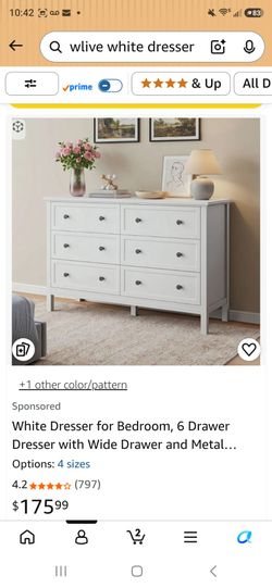 White dresser, still in box