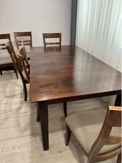Dining table with 6 chairs