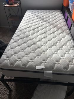 Beautyrest Queen Mattress and Amazon bed frame