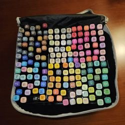 TouchCool alcohol marker set.
These are two-way sketch markers.