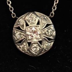 Diamond Necklace From The 1900s
