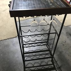 Wine Rack / Side Table Outdoor 