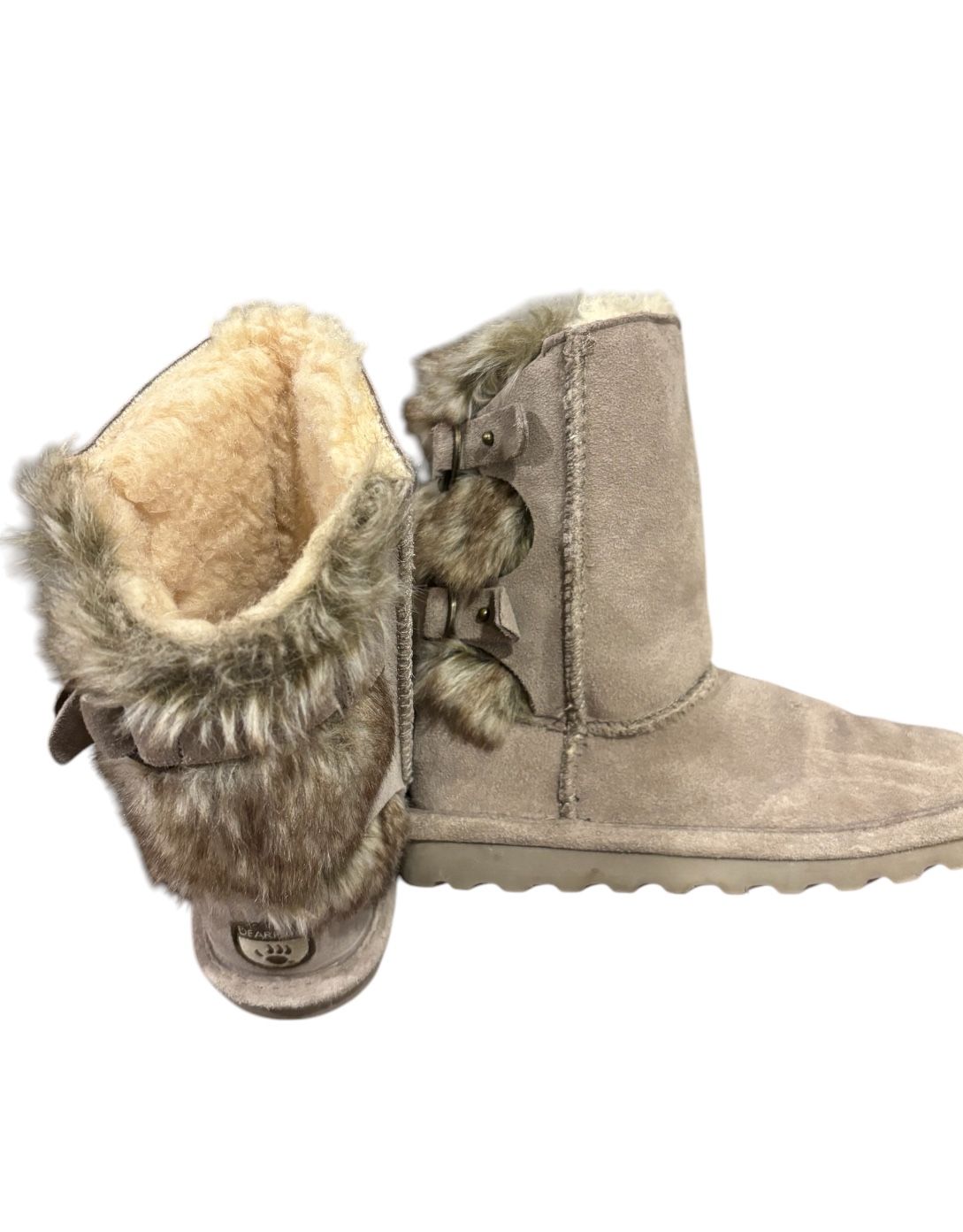 BEARPAW Eloise Stone Boot Girl Boot Classic Suede