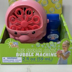 Ice Cream Cone Bubble Machine