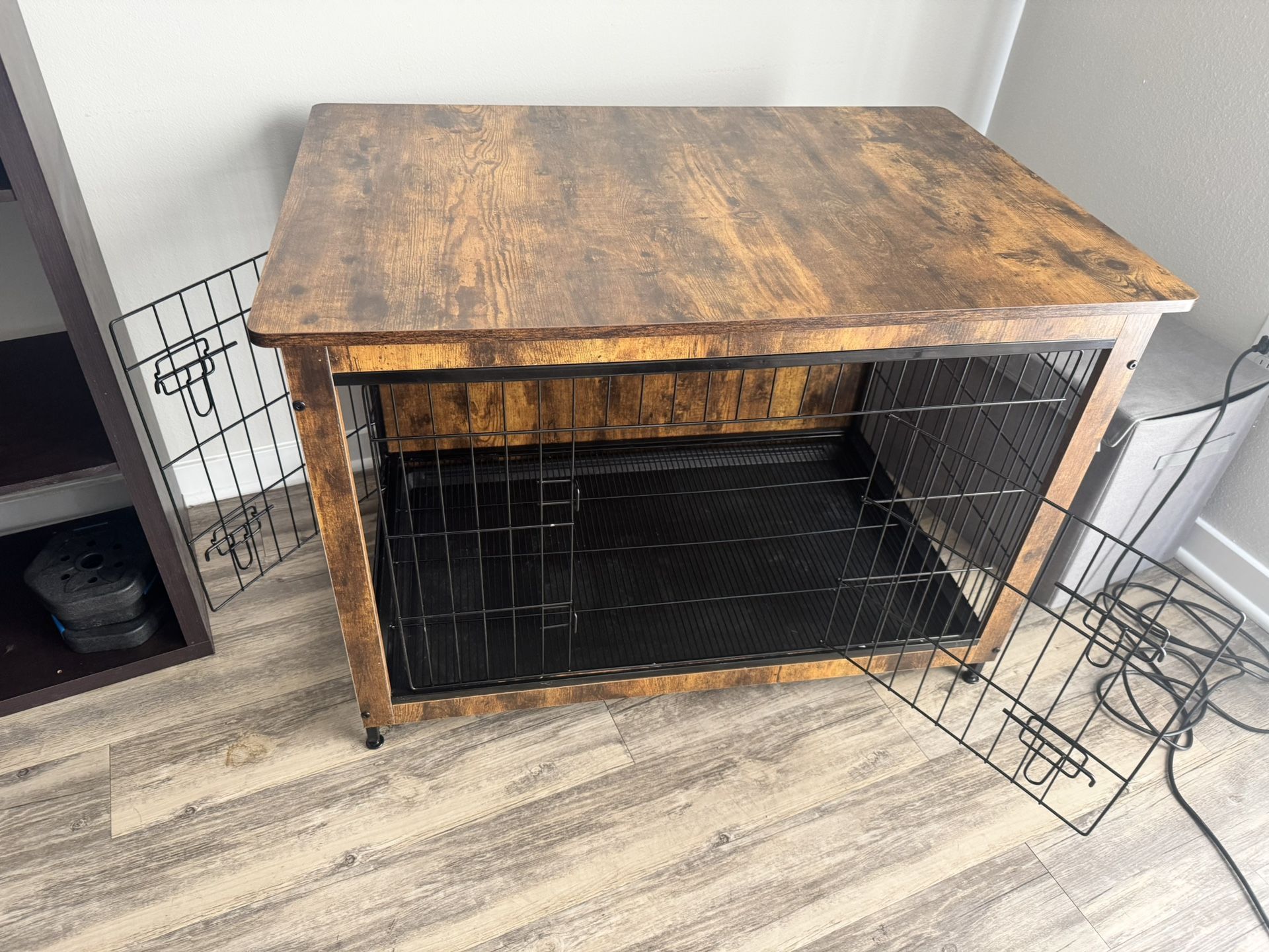 Side Table Dog Crate