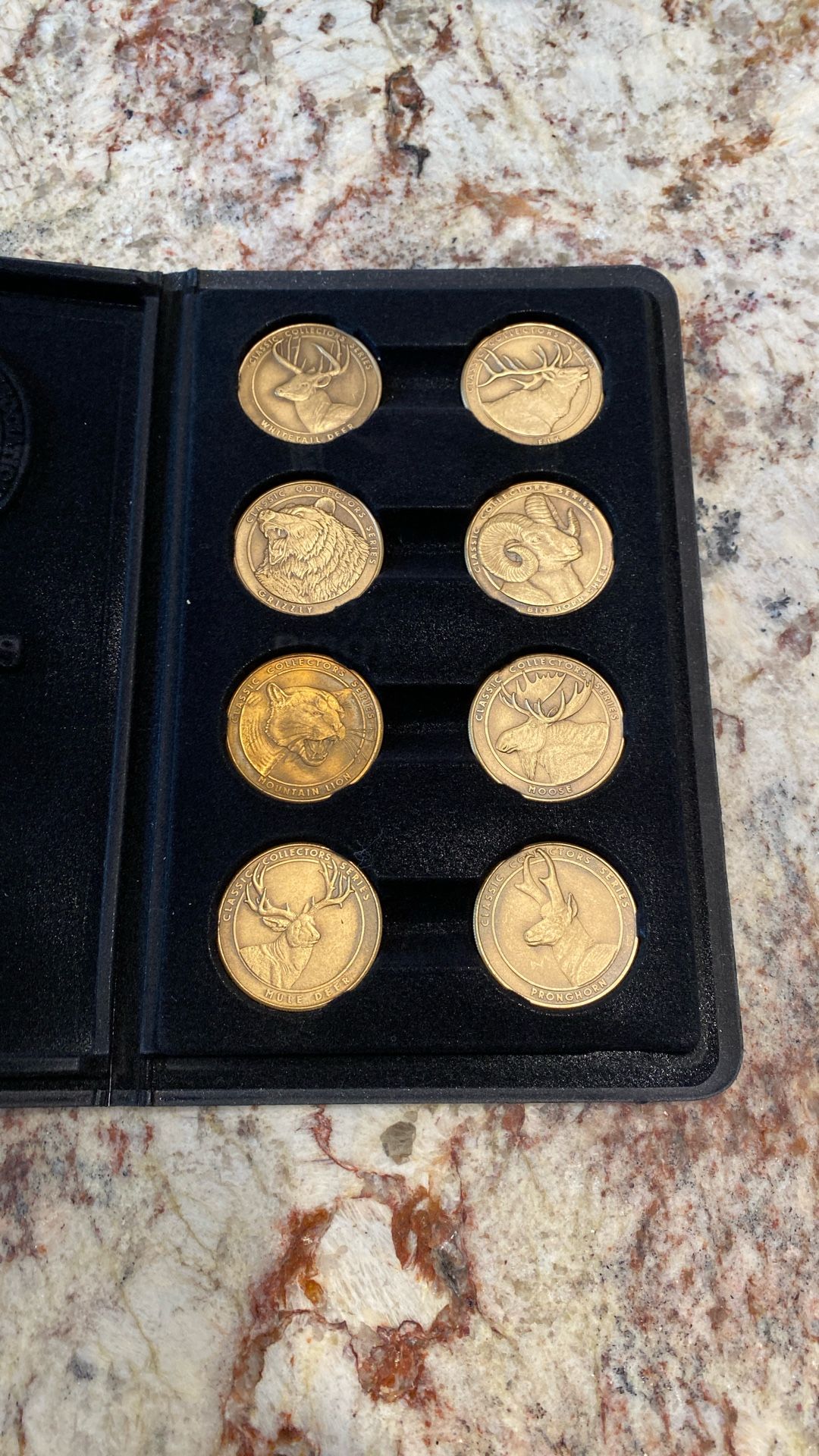 NRA Big Game Classic Collectors Coin Set In Original Case
