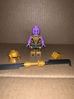 LEGO Thanos Minifigure with Accessories