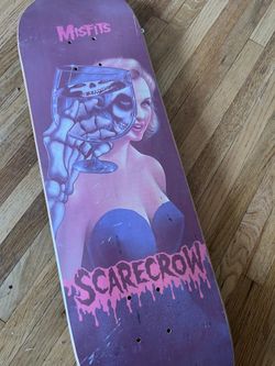 Misfits fiend skateboard deck 8.5 skate scarecrow Danzig