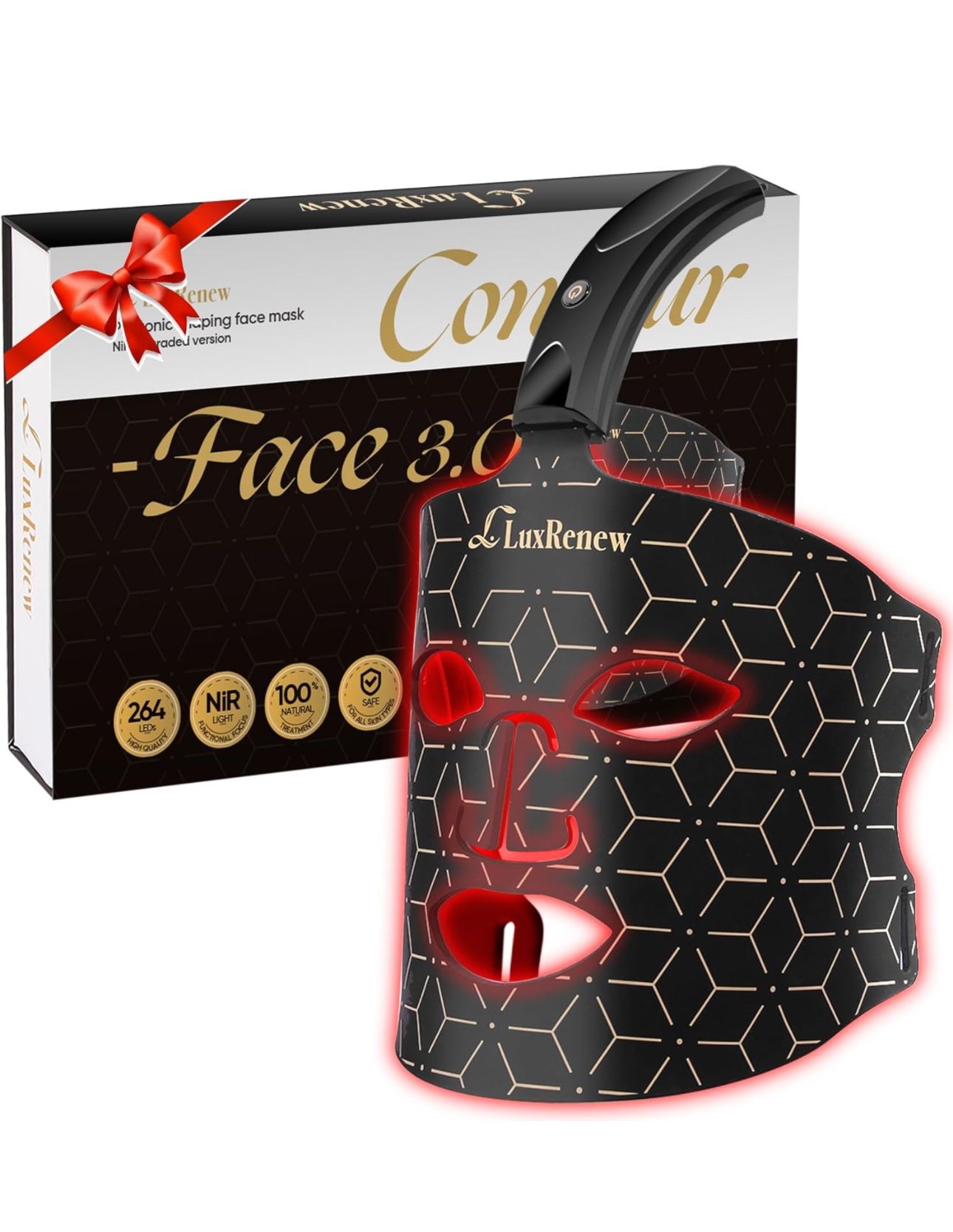 Upgraded Red Light Therapy Mask