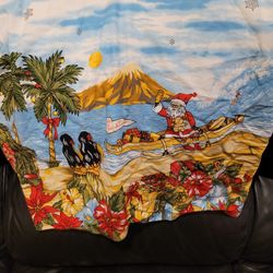 Christmas Hawaiian Shirt Santa 