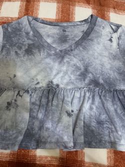 Blue Tye Dye Blouse