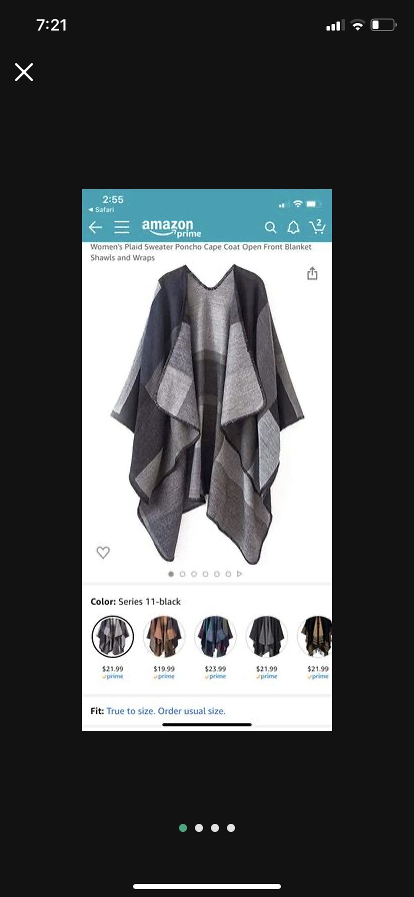 New Women’s Sweater Poncho Cape Coat Front Blanket