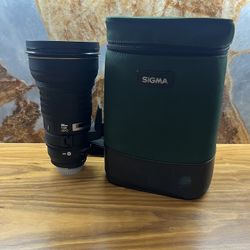 Sigma AF 300mm f2.8 D EX APO HSM IF Lens Nikon,sigma,sigma Lens,sigma 300mm Lens,telephoto Lens,prime Lens,full Frame Lens,